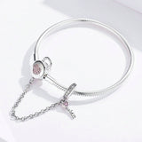 Fashion DIY basic chain s925 sterling silver bracelet