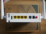 2PCS New For F663NV3A 1GE+3FE+1POTS WIFI GPON ONU ONT Router FTTH Fiber Termina English Version