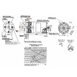 12V/24V 0.8KW Electric Forklift Oil Pump Brushed Power Unit DC Motor MD12080AN MD24080AN MD48080AN
