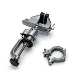 2 In 1 Vise Bench Universal Rotation Vise Clamp Bench Electric Drill Stand 360 Degree Rotat Table Metal Working Rotating Tool