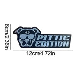 3D Dogs Stylish Emblems And Badges Acrylic Funny Automotive Badge Sticker For Car Dog Lover