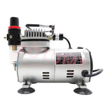 220V 1/5 HP Quiet Portable Air Pump Airbrush Mini Compressor Tattoo Manicure Cake Spray Gun