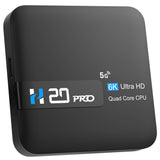 H20PRO Android 10.0 Smart TV 2GB RAM 8GB ROM Allwinner H616 Quad-core 2.4G/5G WIFI BT4.0 1000M 6K Media Player Set Top Box