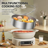 Multifunction Electric Cooking Pot - 5L Capacity with Steaming, Stir Frying and Boiling Functions
