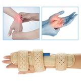 Hand Aluminum Strap Carpal Tunnel Splint Fingers Palm Bone Fracture Fixed Orthosis Plate Wrist Support Finger Braces