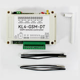 SMS GSM 4ch remote Relay Switch Controller KL4-GSM Gate Door Opener Support Temperature Humidity Monitor Power Fail Alarm