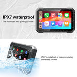 7 Inch Navigator 1000Nit Ips Toucreen Phone Motorcycle Navigation Support Wireless Carplay Android Auto Bluetooth