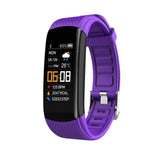 C5S Color Screen Watch Sports Heart Rate Monitoring Alarm Clock Weather Waterproof Pedometer Smart Reminder Bracelet