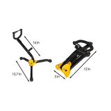 Stand, Portable Folding Saxophone Stand - Adjustable Triangle Base, Musical Instrument Accessories