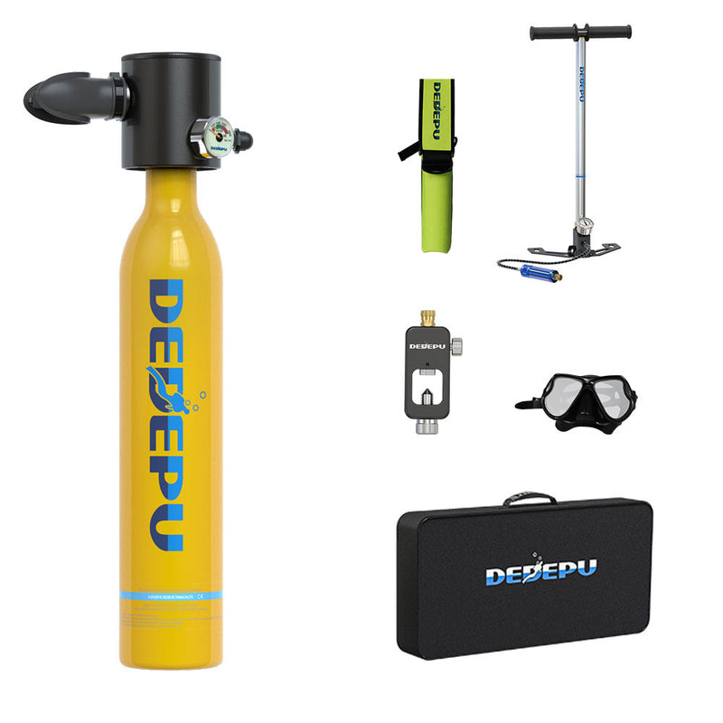 DEDEPU Scuba Equipment Underwater Diving Cyder Iator 0.5L Outdoor Oxygen Tank