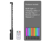 Photography Lighting Stick RGB Handheld LED Light Wand USB Rechargeable 3000-6000K Home Party rgb Fill Lights Flash Lightings