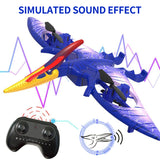 Drone, 2.4G Headless Remote Control Quadcopter for Boys Girls Kids Rechargeable Pterosaur Toy Christmas Gift