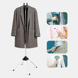 Manual retractable steam iron bracket, clothes hanger vaporizer, hotel, house, clothing vaporizer bracket