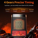 Electric Fireplace Space Heater Accessories with Handle Ornament 2 Levels Adjustable Decor for Desktop Home Bedroom