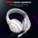 REDRAGON HYLAS H260 RGB Gaming Headphone,3.5mm Surround Sound Computer PC Headset Earphones Microphone for PS4 Switch Xbox-one