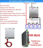 4S 50A 100A 150A 12V Lifepo4 Lithium Battery Protection Board BMS Balance High Current Charging Discharging 4 cell MOS Start car