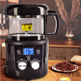 Coffee Small Automatic Timing Temperature Regulation Hot Air Roaster For Separating Bean Coat Household
