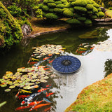 Premium Solar Oxygen Pump - Efficient Aerator for Fish Tank, Fountain, and Pond with Air Hose & Bubble Stone