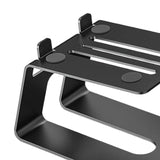 Desktop Pair Tabletop Speaker with Vibration Absorption Pads - 7.1"x5.1", Multipurpose Studio Monitor Stands