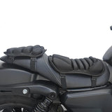 2 Pcs Motorcycle Pad Gel Cushion Breathable Universal Shock-Absorbing Seat Cover For Advancers Mountain