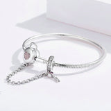 Fashion DIY basic chain s925 sterling silver bracelet