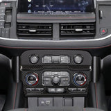 Center Console Air Conditioner Panel Cover Trim for Chevy Suburban 2020-2023 Tahoe GMC Yukon 2021-2023 ,ABS Carbon Fiber