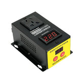 10000W High Power Silicon Controlled Electronic Voltage Regulator Motor Fan Speed Electric Variable Speed Controller 0V-220V
