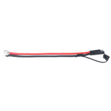 10AWG 30CM To O Ring Terminal Harness 2 Pin Quick Disconnect Plug SAE Connection Motorcycle, Car, Tractor -60 - 200 Celsius
