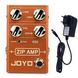 JOYO R-04 ZIP AMP Overdrive Guitar Effect Pedal for Rocker Compression Overdrive Mini pedal Bass Tremolo Synthesizer Effector