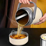 220V 2L Stainless Steel Warmer Electric Heated Lunch Box Container Constant Temperature Hot Food Thermal Boxes