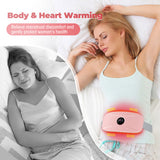 3 Modes Heated Massage Belt Menstrual Heating for Women Cramps Period Hot Compress Pad Abdominal Thermal Vibration Massager
