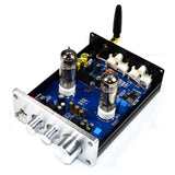 2X Buffer Hifi 6J5 Bluetooth 4.2 Tube Preamp Amplifier Stereo Preamplifier With Treble Bass Tone ustment(Sier)
