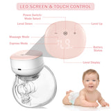 P3 Wearable Electric Breast Pump - Hands Free, Low Noise, Comfort Milk Collector for Breastfeeding, BPA-free