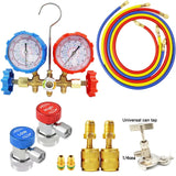 3 Way AC Diagnostic Set for Freon Charging Fits R32 R410a R-404A R-134a Refrigeration Manifold Gauge Air