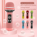 Kids Microphone With Speaker Portable Handheld Karaoke Player For Home Party KTV Music Mic Show