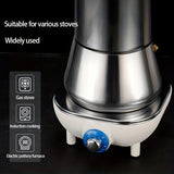 1pc Espresso Coffee Maker Pot Classic Italian Espresso Maker - Preferred Material, Best Capacity, Induction Compatible Steel Coffee