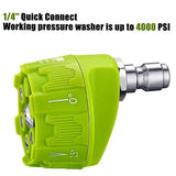 6 In 1 Multifunctional Nozzle For Pressure Max 3500 PSI Portable Power Washer Accessories 1/4in