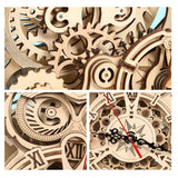 3D Wooden Puzzles DIY Owl Model Kit With Timer, Animal Shaped Unique Desk Clock Home Decor For Kids