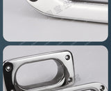 1Yacht cable guide oval square hole, chain anchor rope perforation, marine stainless steel hardware accessories