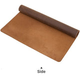 PU Leather Portable 80X40cm Non-Slip Mouse Pad Retro Heat Insulation Oversized Desk Mat For Laptops And Desktops