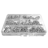 Wing Nut, 100Pcs Stainless Steel Wing Nut Metric Thread Wing Screw, Hand Screw Wing Nuts Kit With 52 Washer Kit