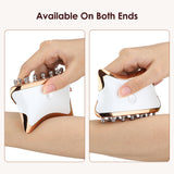 Protable Electric Instrument Neck Back Body Massager Lymphatic Detoxification Meridian Massage Brush Scraping Home
