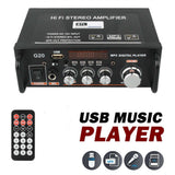 220V 600W Home Amplifiers HiFi Subwoofer Home Theater Sound System Audio Car Amplifiers FM TF AUX MP3 Player Remote Control