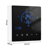 Smart Intelligent Thermostat Temperature Controller for Water Heating Equipment LCD Display Touch Button Programmable