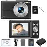 HD Digital 44MP 1080P FHD Photography Video Camcorder 16X Zoom Portable Vlogging Camera for Kids Adults Beginners