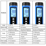 Professional Nutrient Meter Quick-acting Nitrogen Analyzer Fertility for Gardening Agriculture LED Soil Tester