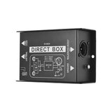 Professional Single Channel Passive DI-Box Direct Injection Audio Box Balanced & Ulance Signal Converter XLR TRS Interfaces