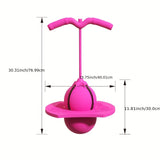 Sports Jumping Ball Bouncing Ball, Fitness Elastic Jumping Board Balance Bungee Ball, For Men & Women, Pogo Ball Training Ball