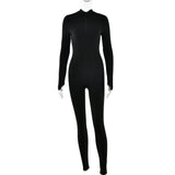 Women's Fashion Yoga Sports Long Sleeve Jumpsuit