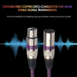 6pcs 1.5M/5ft DMX Stage Cable 3Pin XLR Male to Female for Moving Head Spotlight Par Light Microphone Mixer